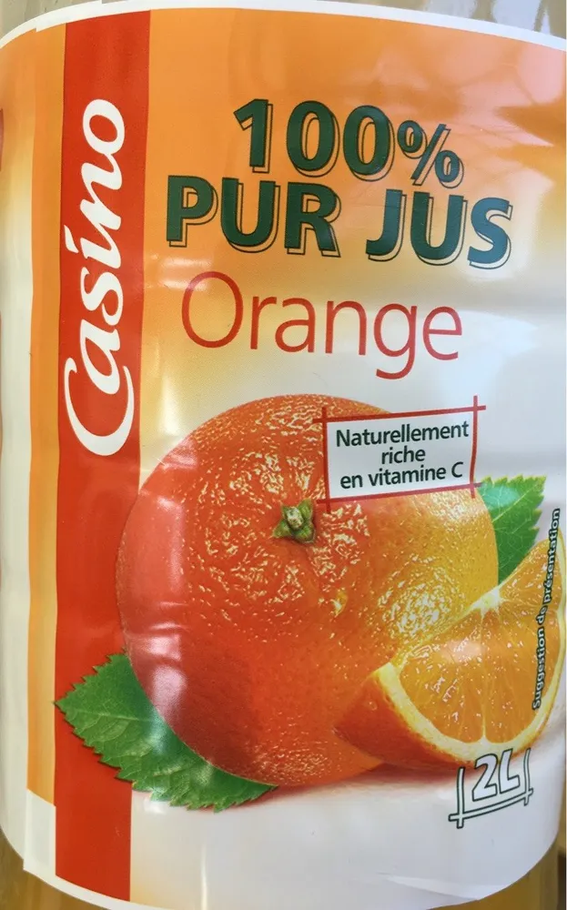Pur jus d'orange pet