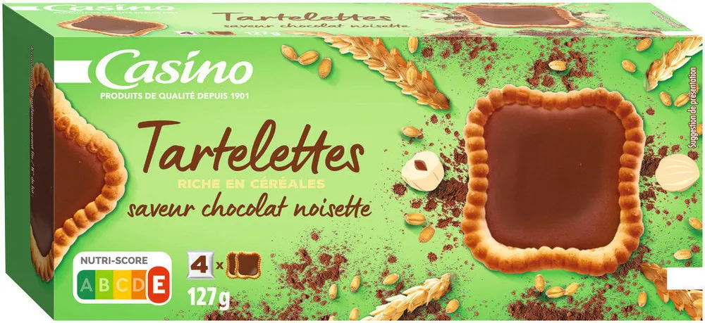 Tartelettes saveur chocolat noisette