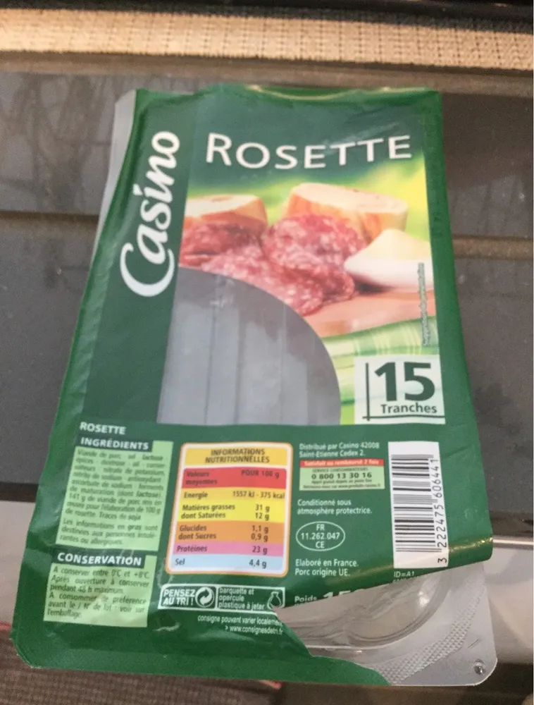 Rosette en tranches