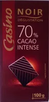 Chocolat Noir Dégustation 70% Cacao intense