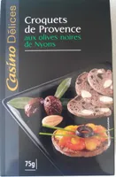 Croquets de Provence aux olives noires de Nyons