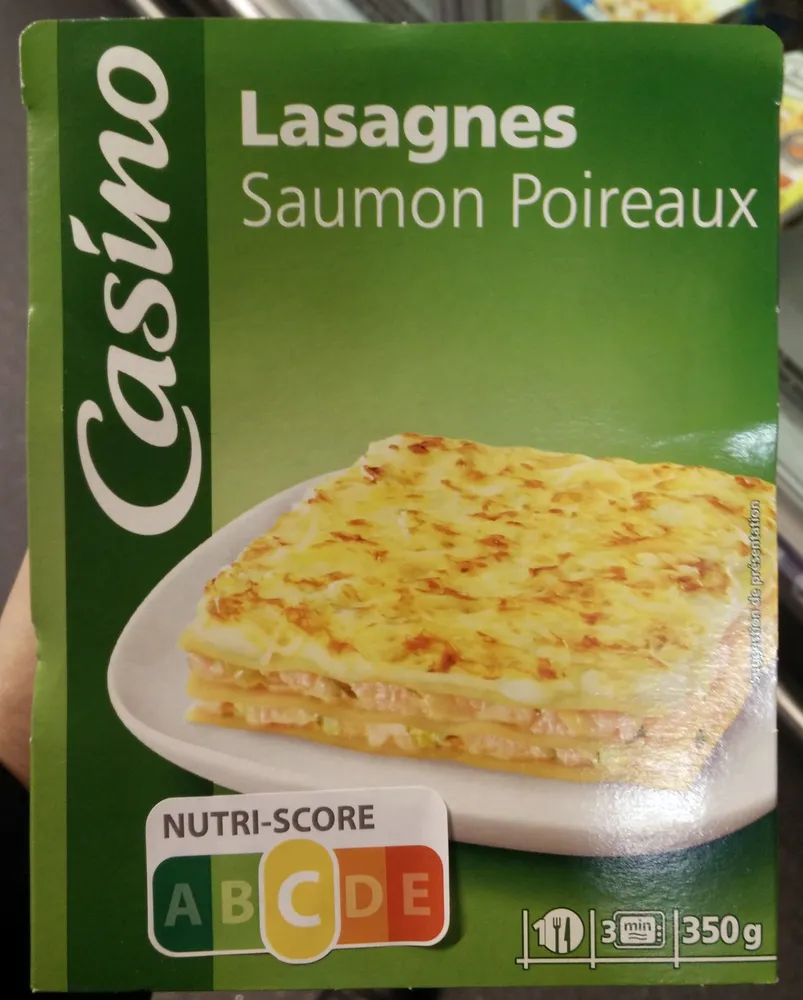 Lasagnes Saumon Poireaux