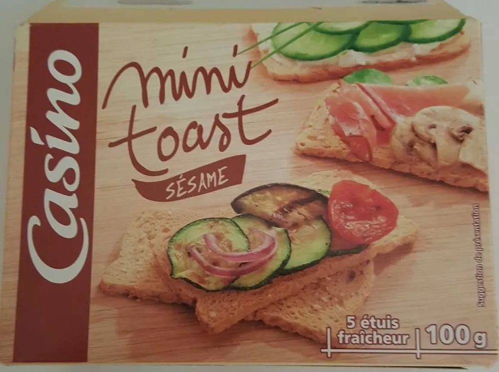 Mini toast Sésame