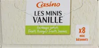 Les minis Vanille enrobage sorbets fruits rouges-fruits jaunes x8