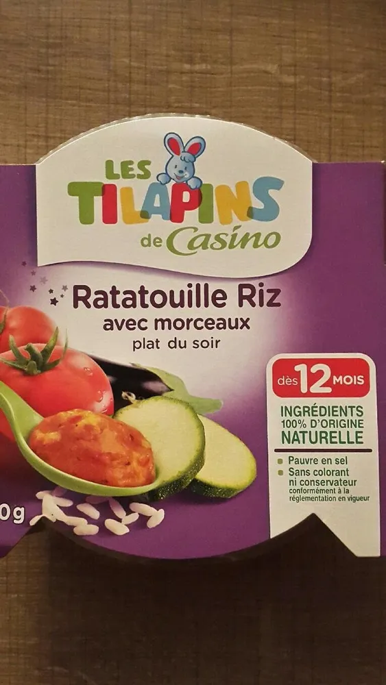 Ratatouille riz avec morceaux