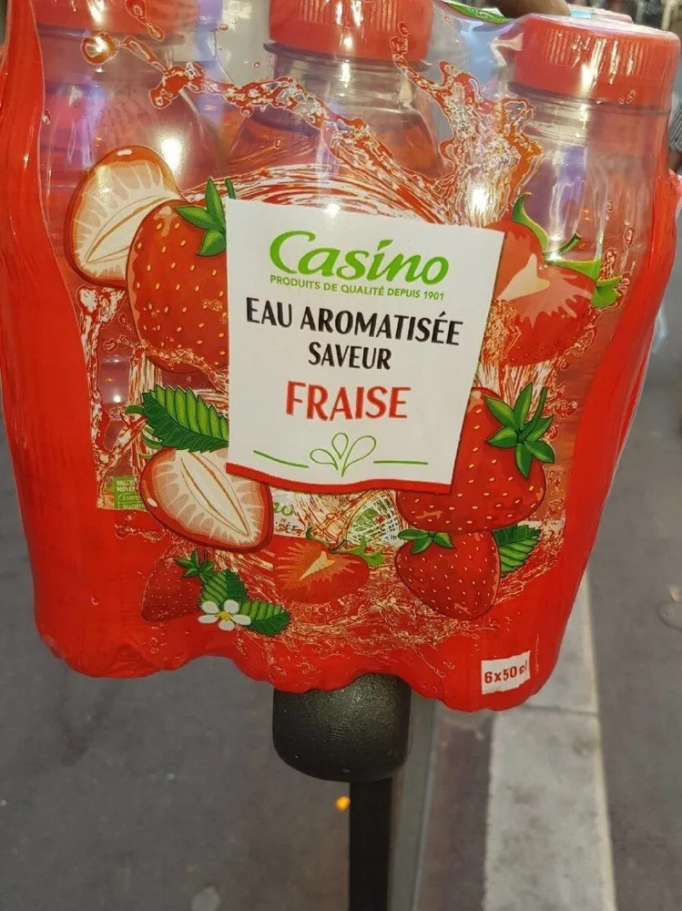 Eau aromatisée saveur Fraise