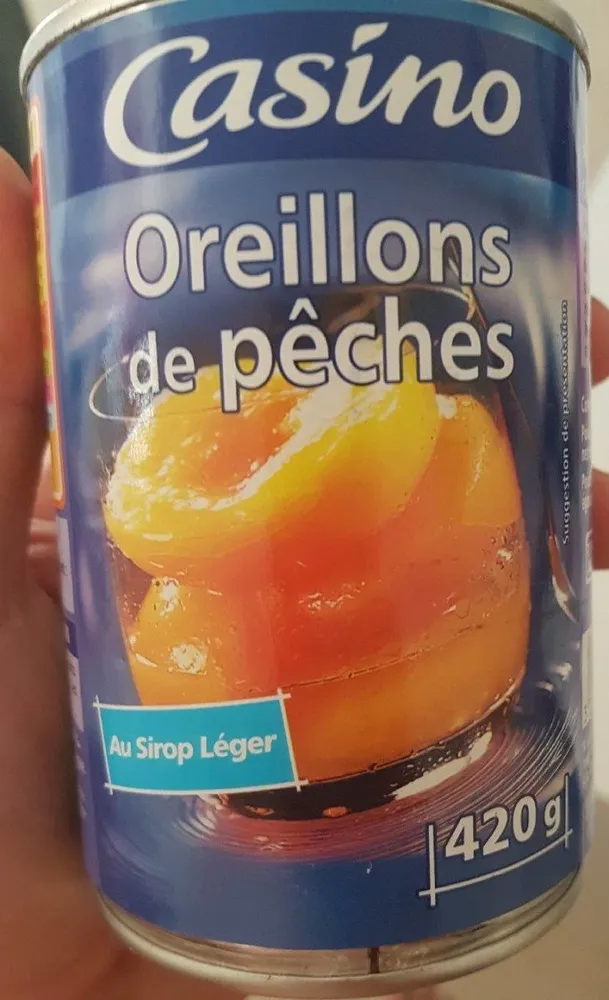 Oreillons de pêches