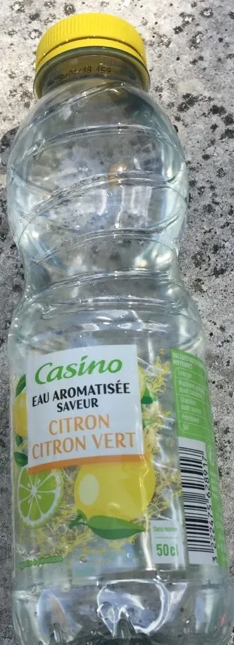 Eau aromatisée saveur citron citron vert