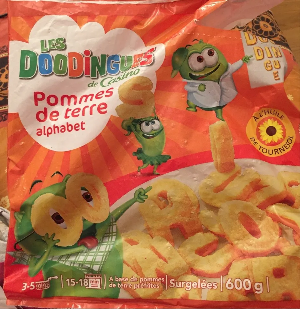 Pommes alphabet