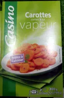 Carottes cuites à la vapeur (Prêtes à cuisiner)