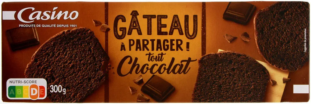 Gâteau tout chocolat