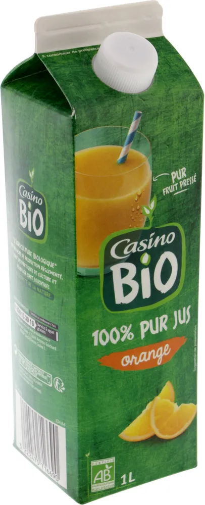 bio 100 % PUR JUS ORANGE