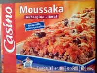 Moussaka Aubergine - Boeuf surgelée