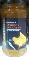 Confiture d'oranges mandarine au sucre de canne