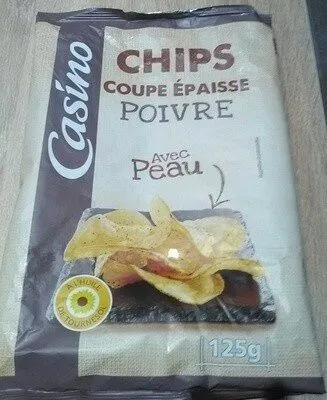 Chips coupe épaisse poivre