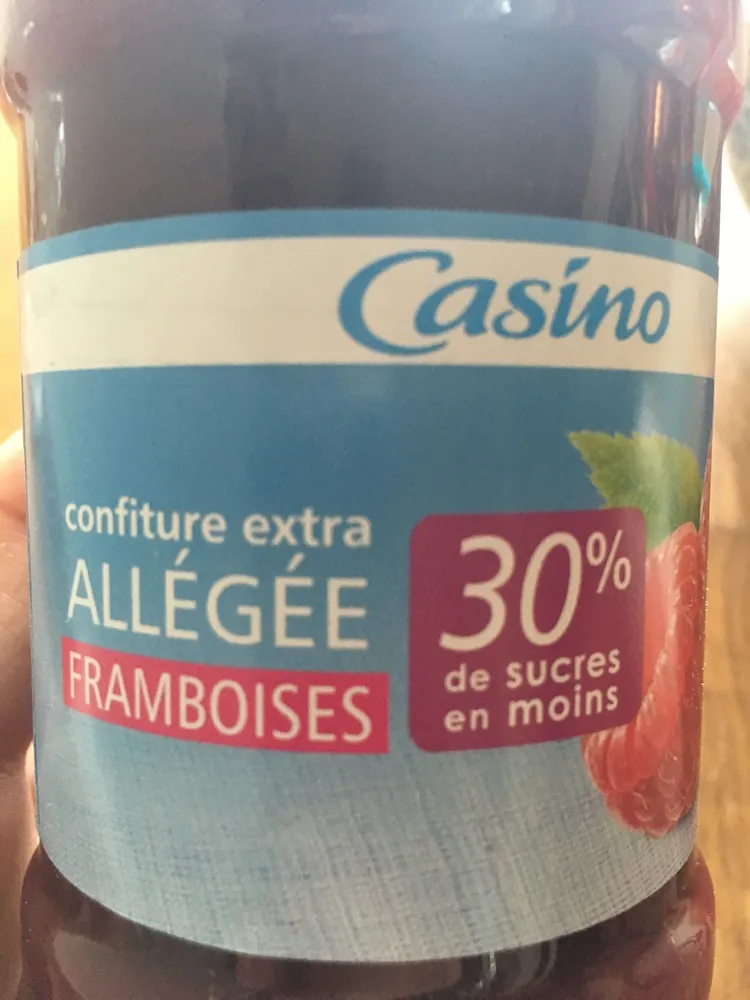 Confiture extra allégée framboise