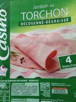 Jambon cuit torchon découenné dégraissé (4 tranches)