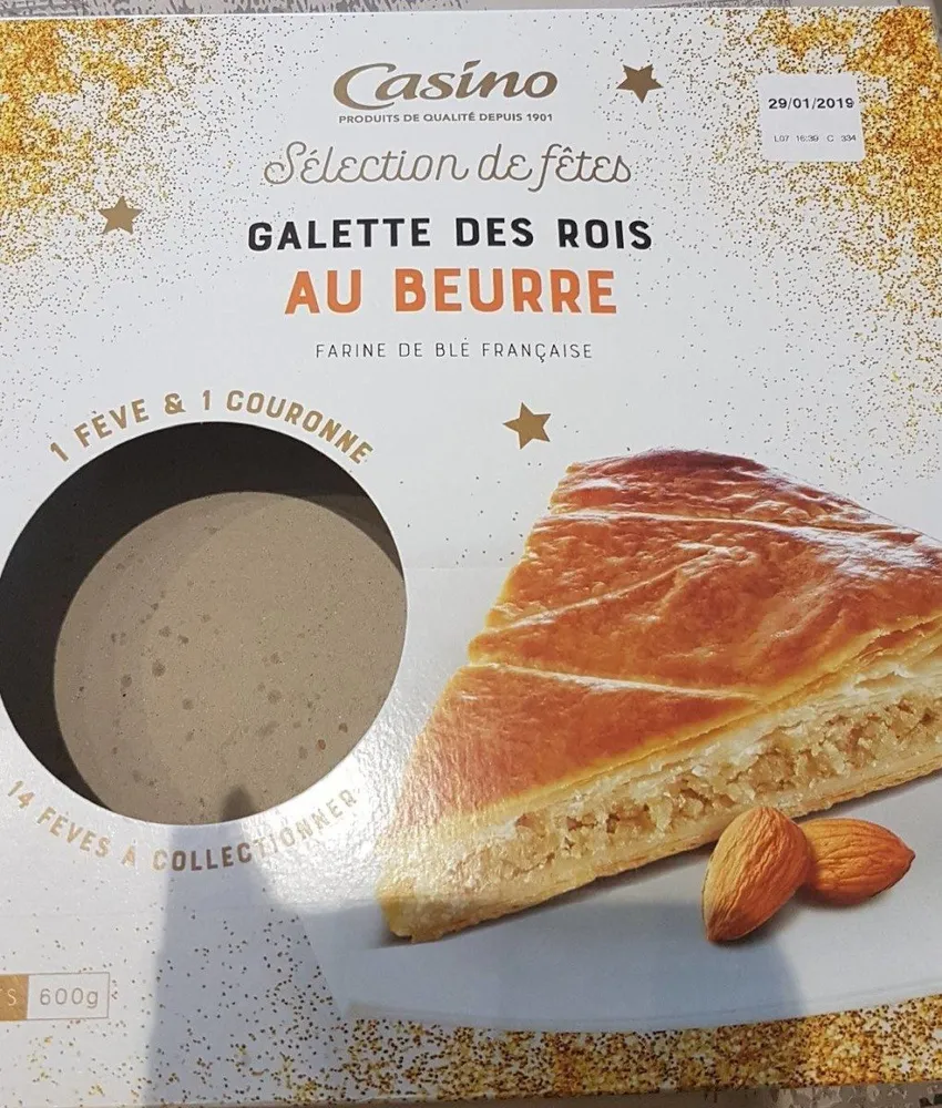 Galette des rois au beurre