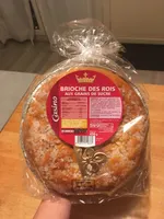 Brioche des rois aux grains de sucre