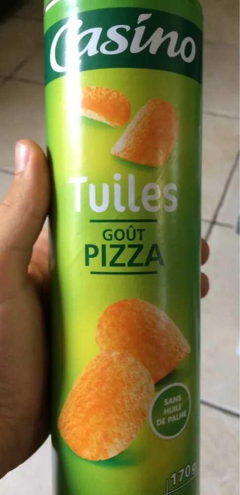 Tuiles goût pizza