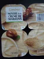Mousse à la crème de marrons