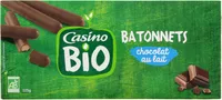 Bâtonnets chocolat au lait