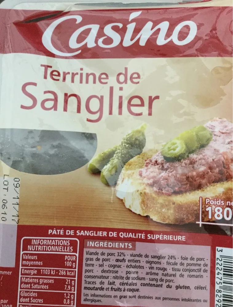Terrine de Sanglier