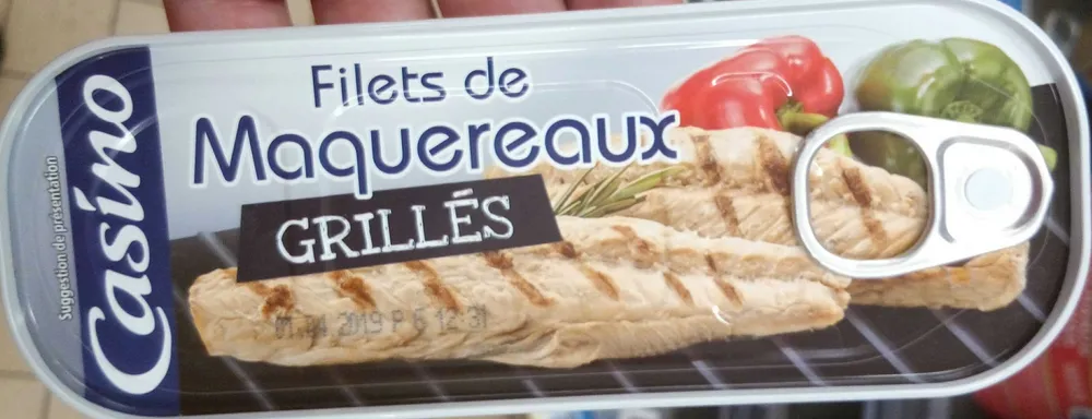 Filets de maquereaux grillés au naturel