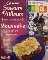 Moussaka au bœuf et à l'agneau