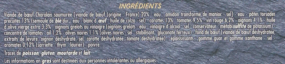 Daube provençale au boeuf