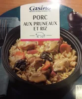 Porc aux pruneaux et riz
