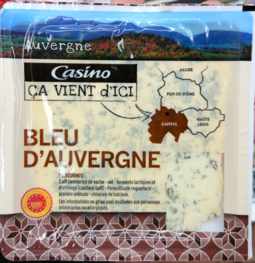 Bleu d'Auvergne - Appellation d'Origine Protégée