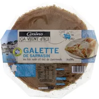 Galettes de sarrasin, au blé noir et sel de Guérande