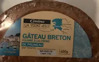 Gâteau breton fourré à la crème de pruneaux pur beurre
