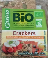 Crackers emmental et graines de courges