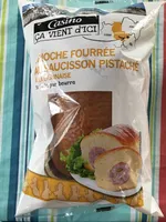 Brioche fourrée au saucisson pistaché à la Lyonnaise