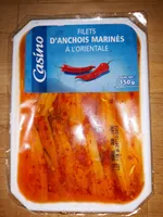 Filets d'anchois marinés à l'orientale
