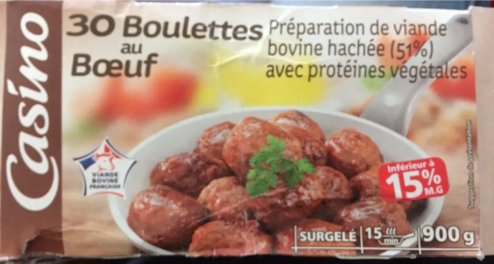 Boulettes au boeuf VBF 15%