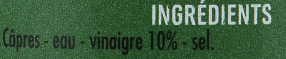 Câpres capucines au vinaigre