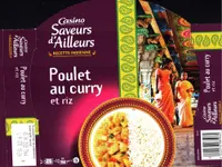 Poulet au curry et riz
