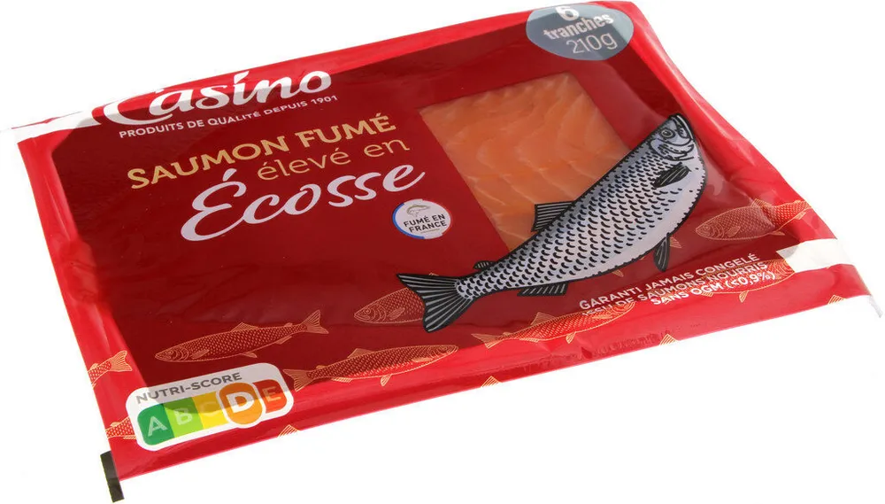Saumon fumé élevé en Ecosse
