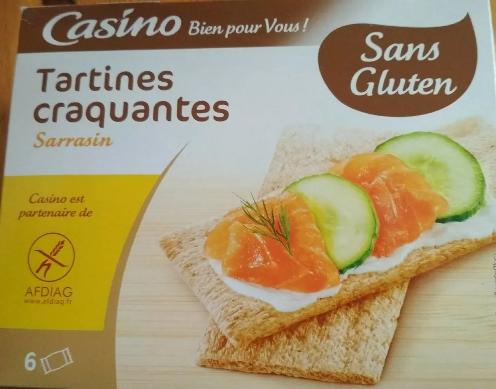 Tartines craquantes sarrasin sans gluten