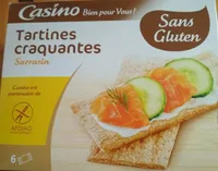 Tartines craquantes sarrasin sans gluten