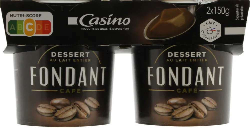 Dessert café au lait entier