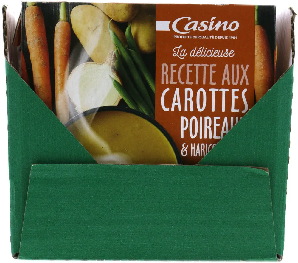 Mouliné Carotte Poireaux Haricots verts
