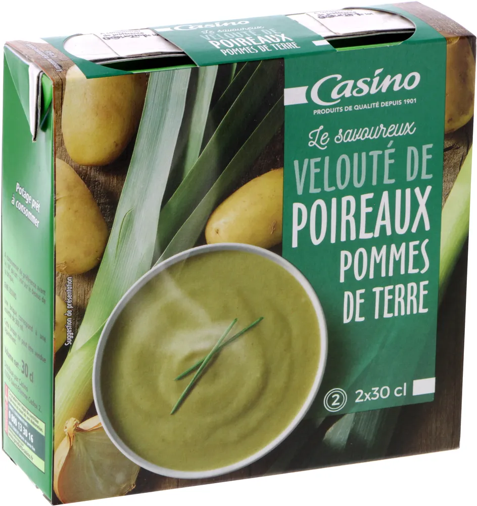 Le savoureux VELOUTE DE POIREAUX POMMES DE TERRE