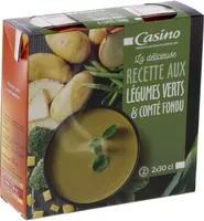 La délicieuse RECETTE AUX LEGUMES VERTS & COMTE FONDU