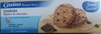 Cookies aux pépites de chocolat sans sucres