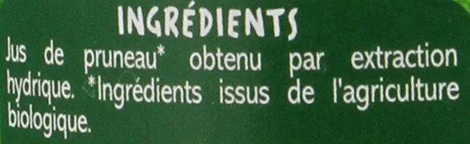 BIO Jus Pruneaux Bouteille Biologique