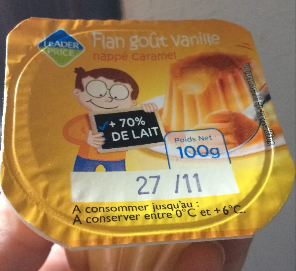 Flan gout vanille